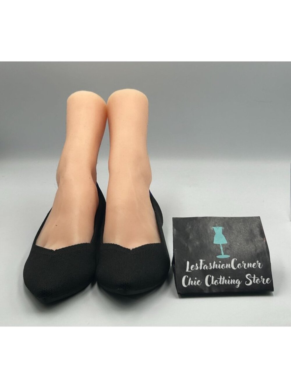 Rothy's Women's Black The Pointed Toe Knit Ballet Flats Size 11 3332 - Picture 8 of 16